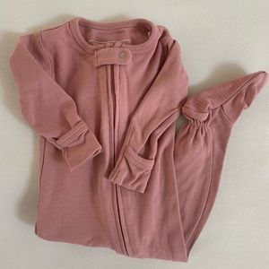Baby Girl Footie Pajamas - 3-6 mos
